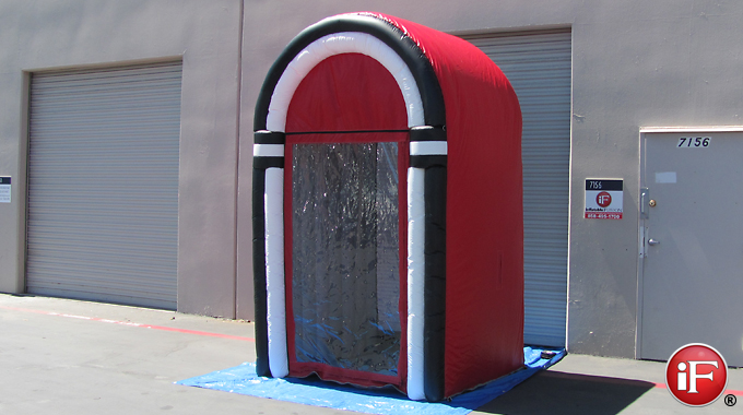 inflatable money booth, inflatable cash cube, inflatable game
